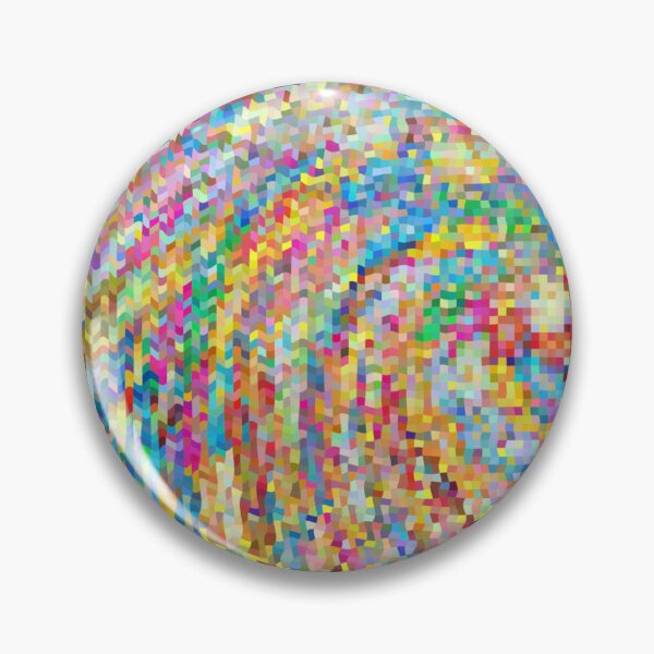 Item preview, Pixelated Geometric Multicoloured Swirl designed and sold by GoodSequel.