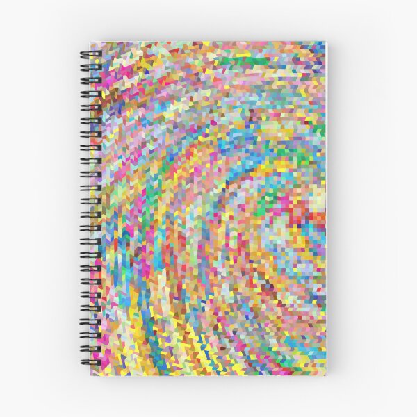 Item preview, Pixelated Geometric Multicoloured Swirl designed and sold by GoodSequel.