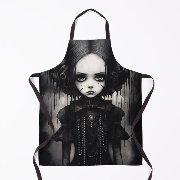 Item preview, Grunge Goth Girl, Creepy Doll Art, Horror Art Black and White, Gothic Aesthetic Wall Decor designed and sold by Eh Plus Designs.