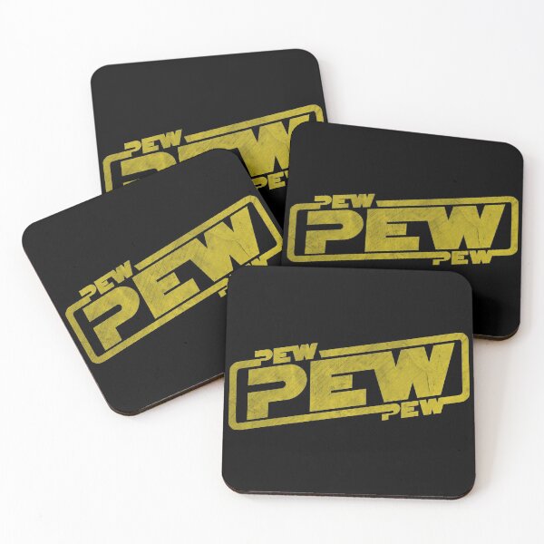 Item preview, Pew Pew Pew - Blaster Movie Quote Reference designed and sold by anziehend.