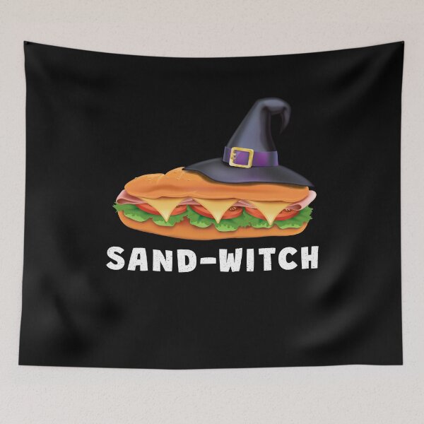 Item preview, Sand-Witch Sandwich Witch Halloween designed and sold by MooonTees.