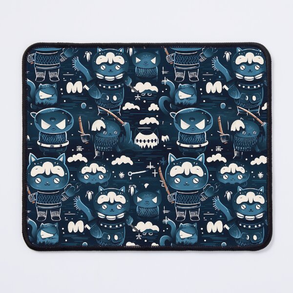 Item preview, mischievous cat pattern designed and sold by treasure-vi.