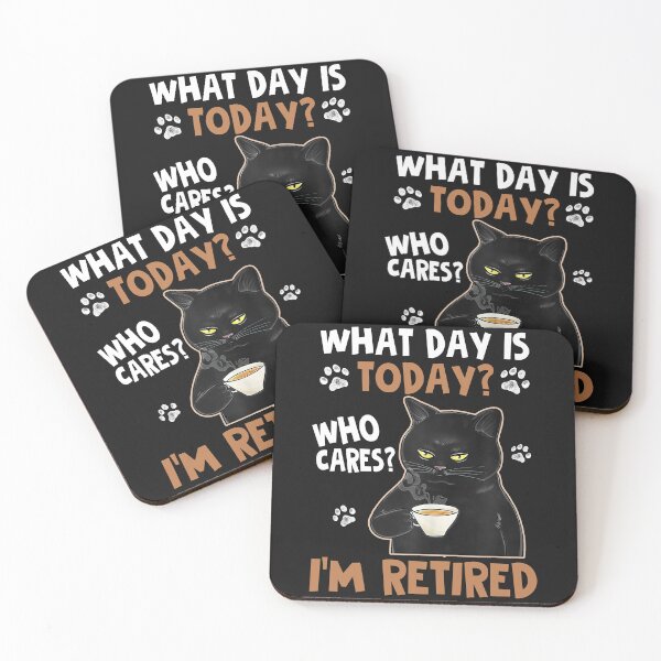 Item preview, I'm Retired Funny Cats Coffee designed and sold by mainana78.
