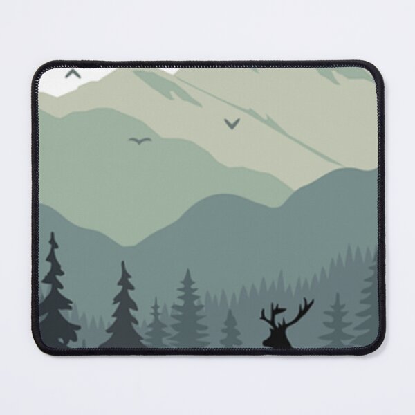 Item preview, Deer mountain landscape designs. designed and sold by bloosoms.