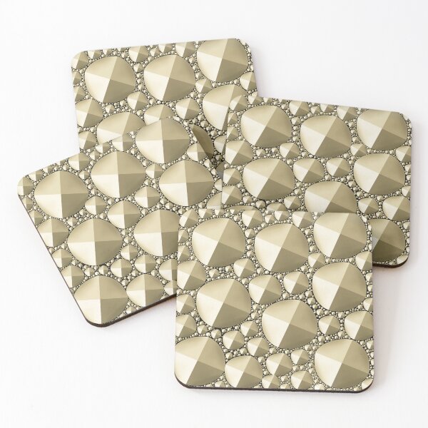 Item preview, Three dimensional Pyramid illusion Tromp-l’œil - gold effect  designed and sold by KateVanFloofno1.