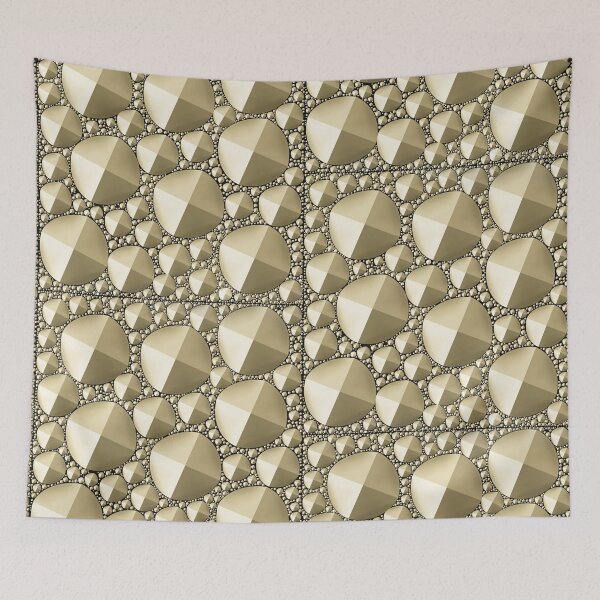 Item preview, Three dimensional Pyramid illusion Tromp-l’œil - gold effect  designed and sold by KateVanFloofno1.