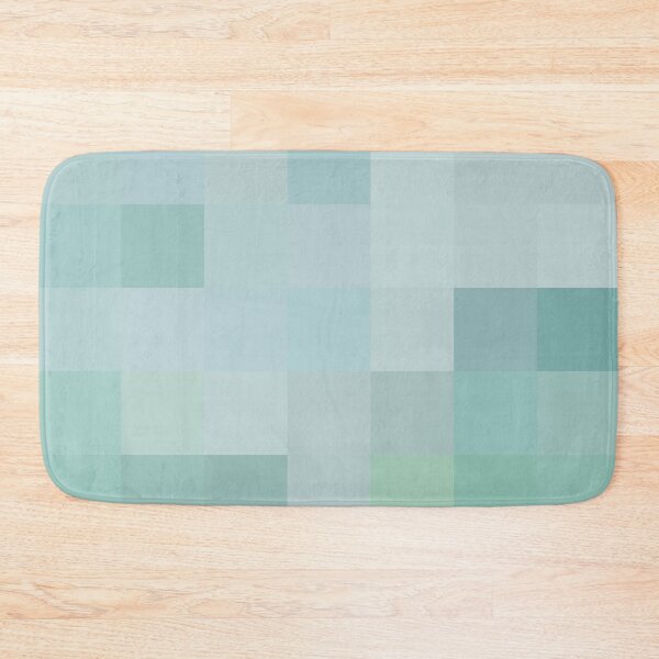 Item preview, Beach House Décor Squares Mosaic Coastal Style Abstract Ocean Colors 1 of 4 designed and sold by Beachy.