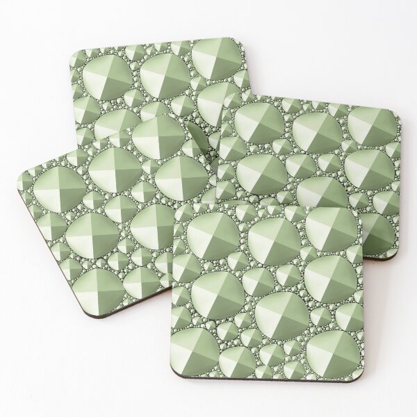 Item preview, Three dimensional Pyramid illusion Tromp-l’œil - Green designed and sold by KateVanFloofno1.