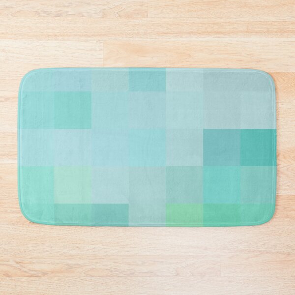 Item preview, Beach House Décor Squares Mosaic Coastal Style Abstract Ocean Colors 2 of 4 designed and sold by Beachy.