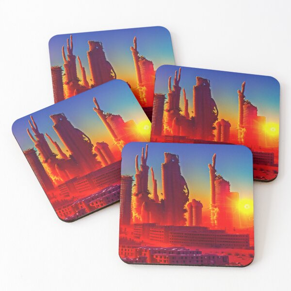 Item preview, A ravaged world of sand dunes and searing heat designed and sold by PixieDustAIArt.