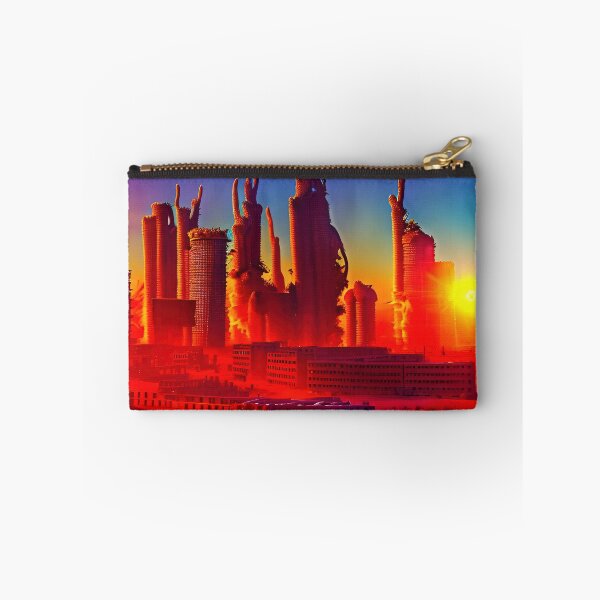 Item preview, A ravaged world of sand dunes and searing heat designed and sold by PixieDustAIArt.