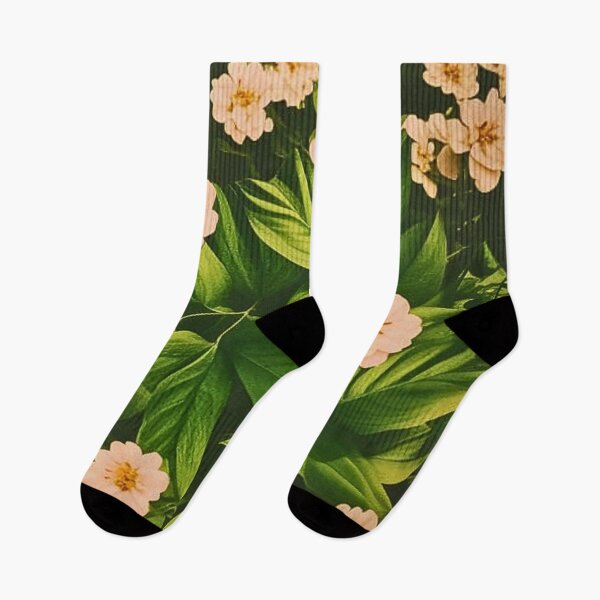 Item preview,  White flowers with leaves  designed and sold by Cedex.