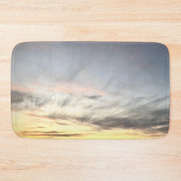 Item preview, Ocean 0.5 - sunset over the Isles of Scilly art print: a three tone pastel Cornish skyscape designed and sold by Oh Halo Berry.