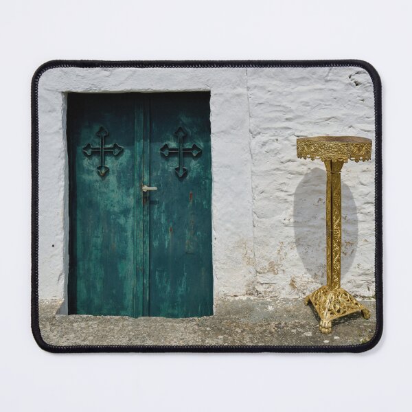 Item preview, The Door of the Church. Kastro views 17 designed and sold by Jouko Lehto Photography.