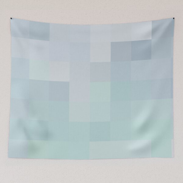Item preview, Beach House Décor Squares Mosaic Coastal Style Abstract Ocean Colors 3 of 4 designed and sold by Beachy.