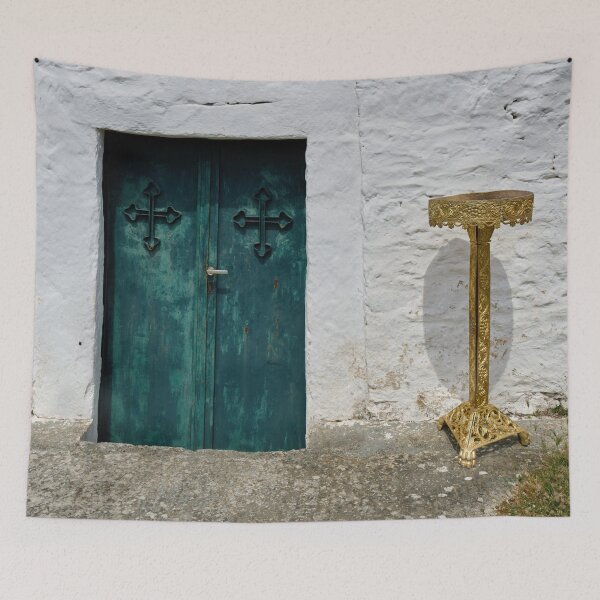 Item preview, The Door of the Church. Kastro views 17 designed and sold by Jouko Lehto Photography.