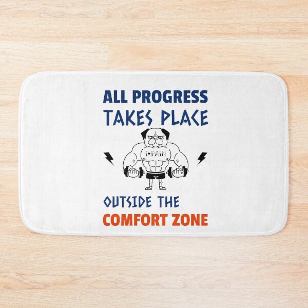 Item preview, All Progress Takes Place Outside The Comfort Zone Dark designed and sold by Rodayna Elnaggar.