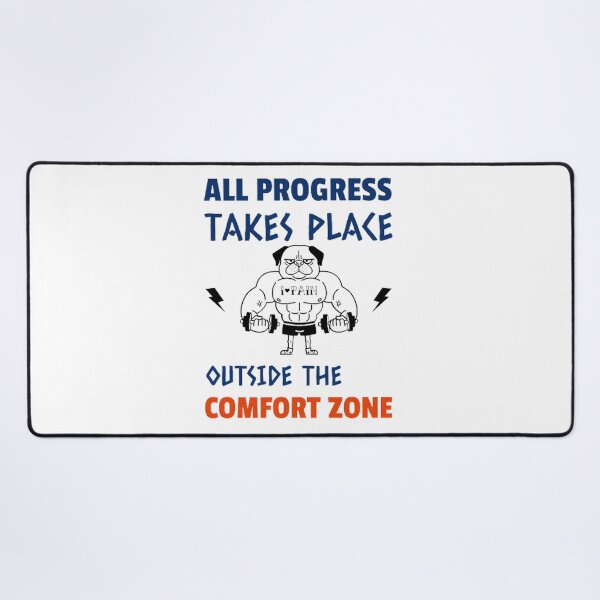 Item preview, All Progress Takes Place Outside The Comfort Zone Dark designed and sold by Rodayna Elnaggar.