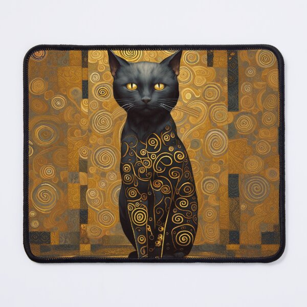 Item preview, Gustav Klimt Cat designed and sold by Hugo Bloke.