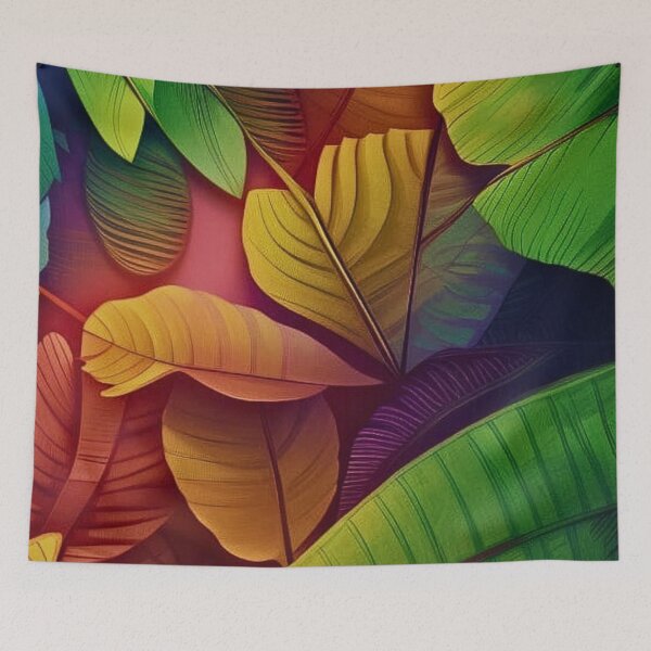 Item preview, Colorful tropical leaves designed and sold by Cedex.