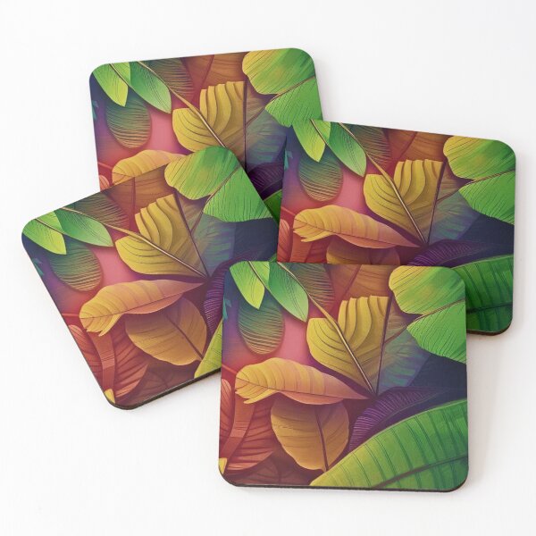 Item preview, Colorful tropical leaves designed and sold by Cedex.
