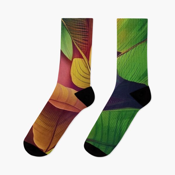 Item preview, Colorful tropical leaves designed and sold by Cedex.
