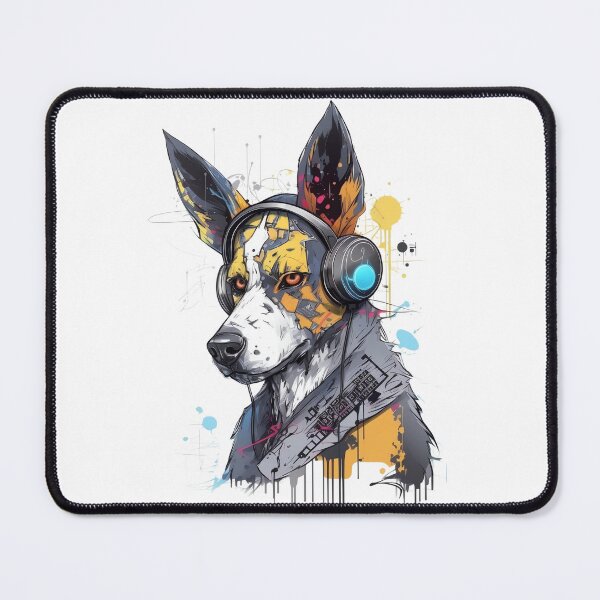 Item preview, cyberpunk dog designed and sold by luxlasors543.