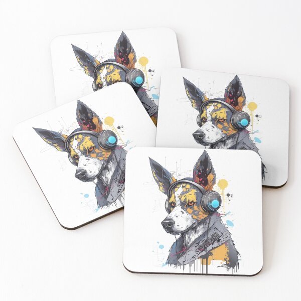 Item preview, cyberpunk dog designed and sold by luxlasors543.