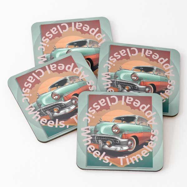 Item preview, Retro car Classic Wheels, Timeless Appeal designed and sold by MixShop10.