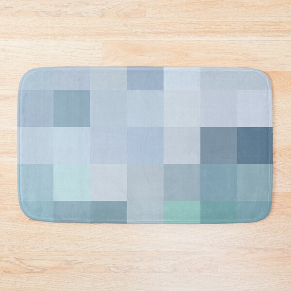 Item preview, Beach House Décor Squares Mosaic Coastal Style Abstract Ocean Colors 4 of 4 designed and sold by Beachy.