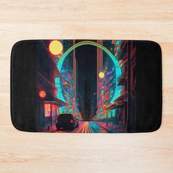 Item preview, Neon Light Streets designed and sold by Cybronauts.