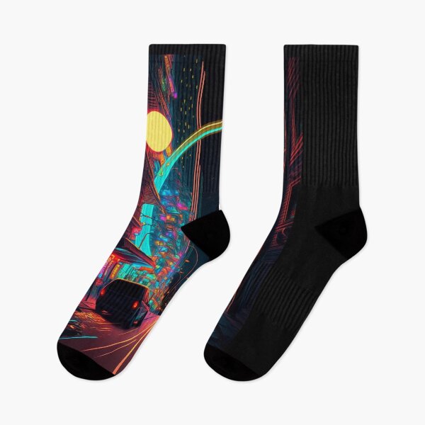 Item preview, Neon Light Streets designed and sold by Cybronauts.
