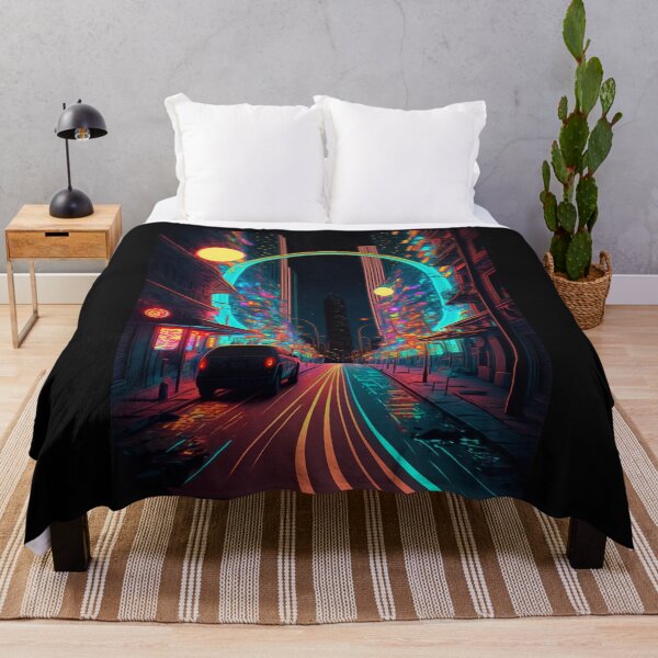 Item preview, Neon Light Streets designed and sold by Cybronauts.