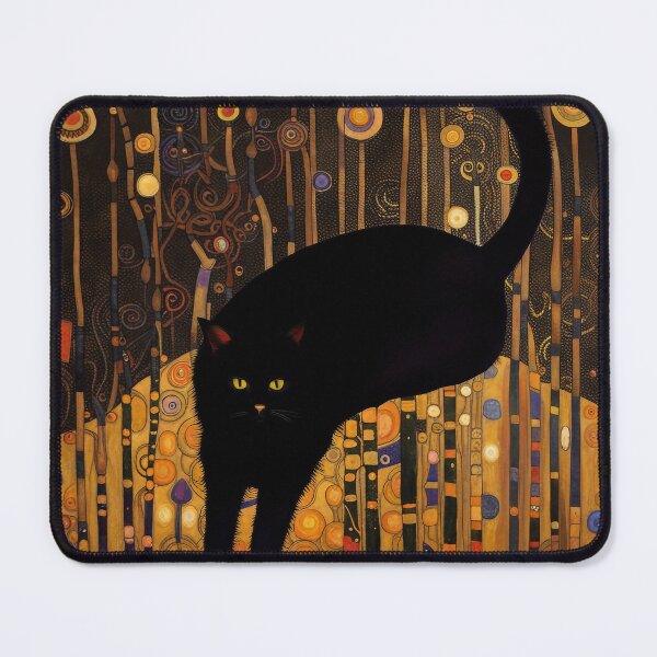 Item preview, Gustav Klimt Cat designed and sold by Hugo Bloke.