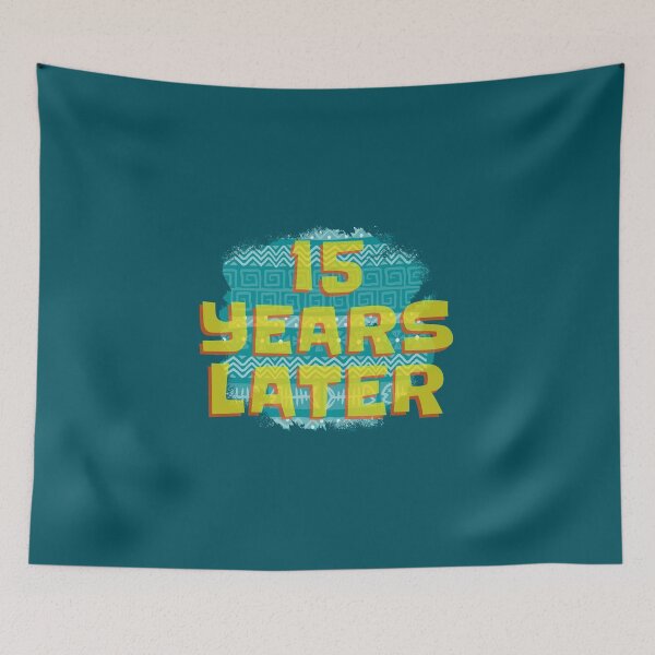 Item preview, Fifteen years later - Spongebob meme sticker designed and sold by Rodayna Elnaggar.