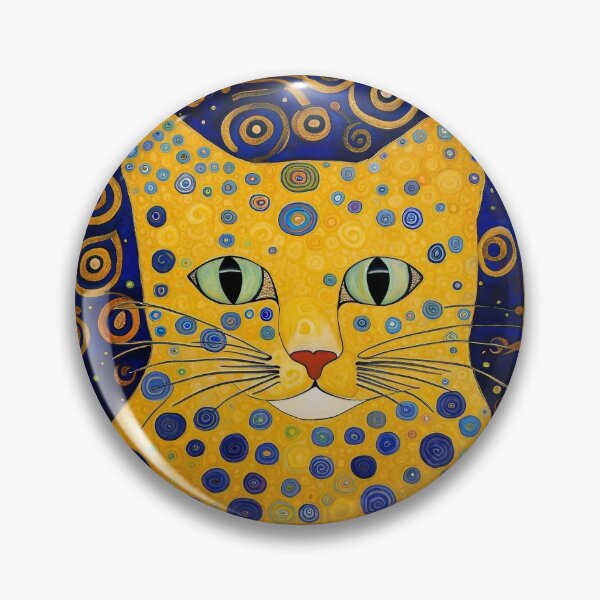 Item preview, Gustav Klimt Cat designed and sold by Hugo Bloke.