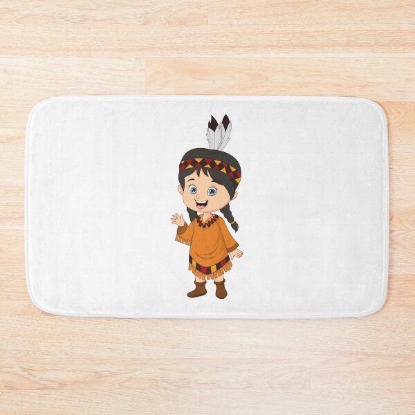 Item preview, American Indian girl waving hand designed and sold by TirrellColister.
