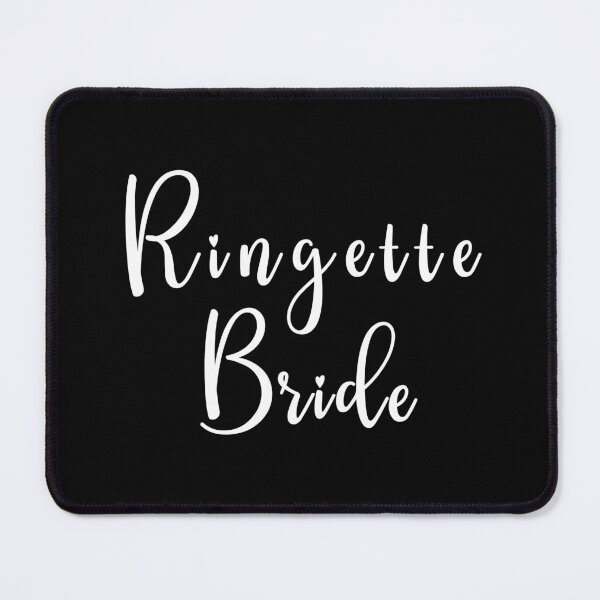 Item preview, Pure Unity: White Ringette Bride - Embrace Togetherness with Captivating White Text designed and sold by EmeraldeaArt.