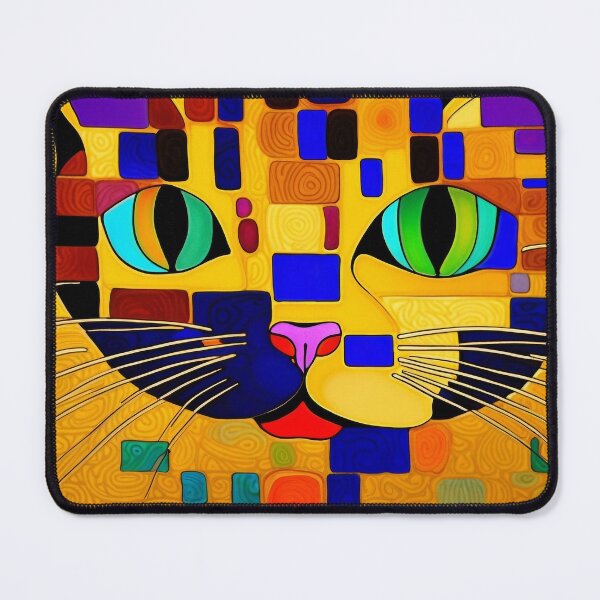 Item preview, Gustav Klimt Cat designed and sold by Hugo Bloke.
