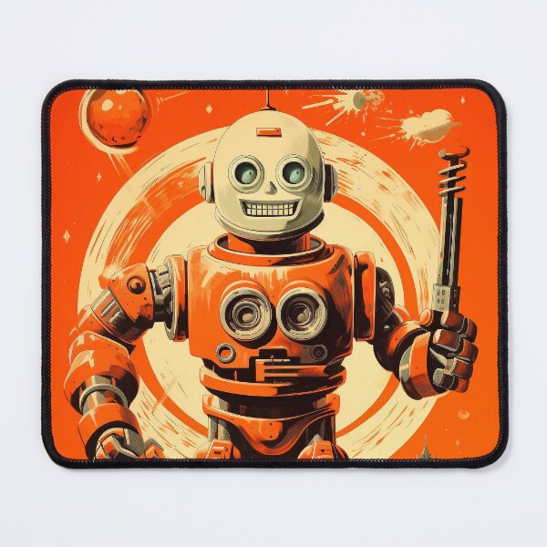 Item preview, "CRAZY ROBOT" designed and sold by Robots-Retros.