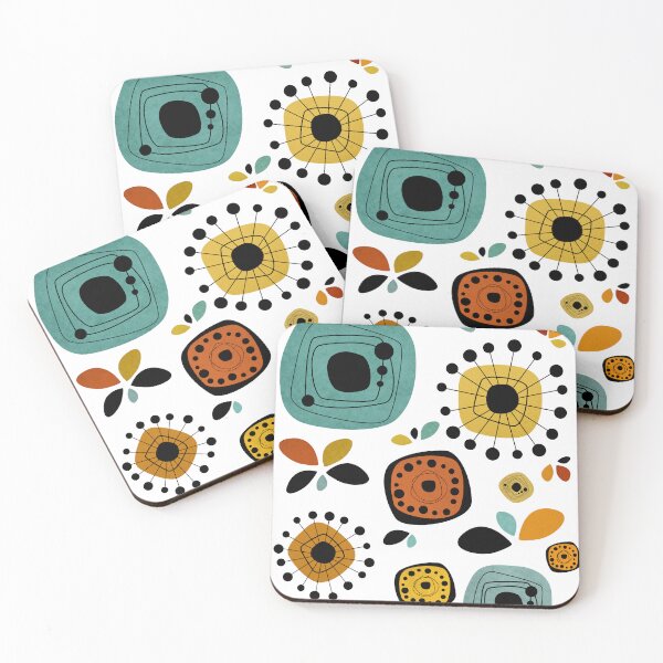 Item preview,  Mid Century Modern Flowers Pattern designed and sold by dreamprint.