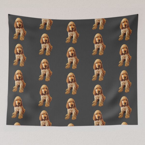 Item preview, Gold Cocker Spaniel Puppy Dog designed and sold by ElegantCat.