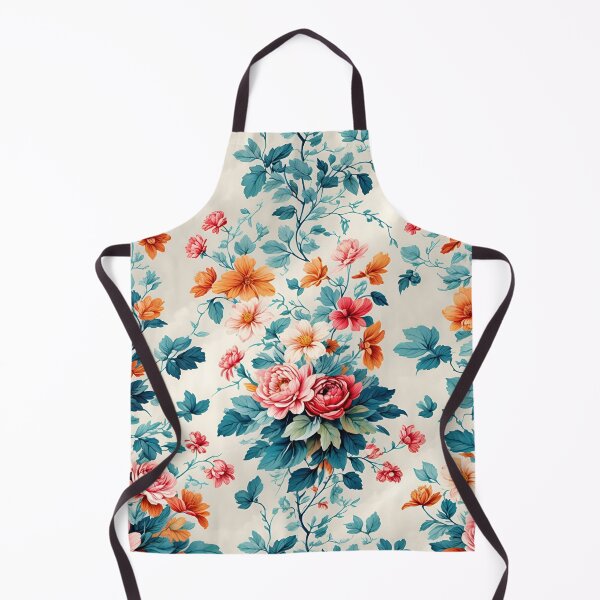 Item preview, bright, colourful flowers-of-life repeating flower pattern designed and sold by flashyflowers.