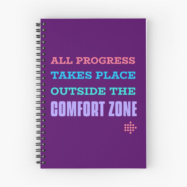 Item preview, All Progress Takes Place Outside The Comfort Zone Dark designed and sold by Rodayna Elnaggar.
