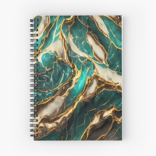 Item preview, Green and Gold Marble Texture . Faux Green and Gold and Mint veined Malachite Gemstone designed and sold by UnderTheLantern.