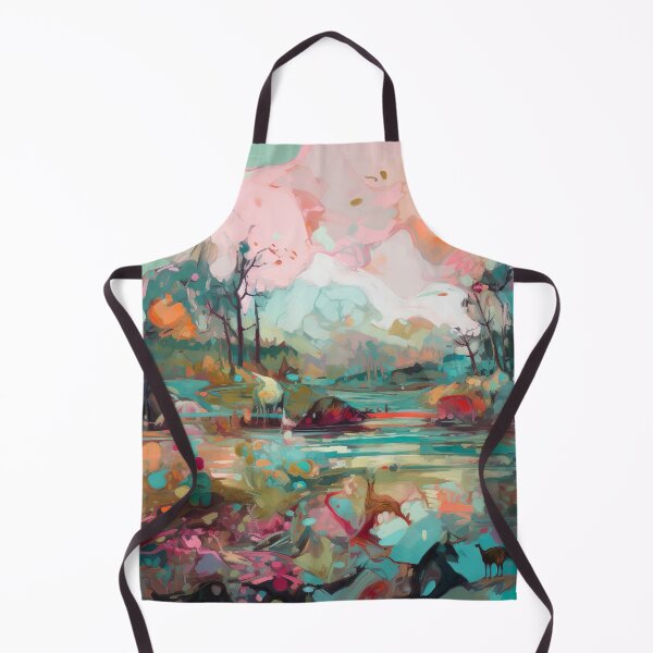 Item preview, Abstract landscape blue designed and sold by baheeya.