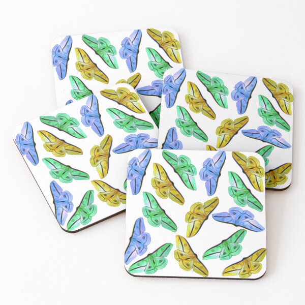 Aperçu de l'œuvre Papillons colorés peints créée et vendue par FlowerandDesing.