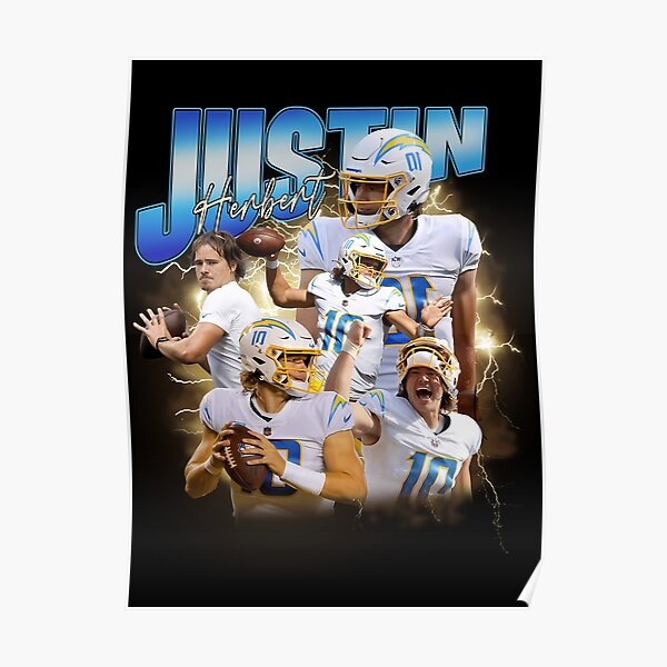 Justin Herbert Oregon Ducks Poster Canvas Frame Kids Wall 