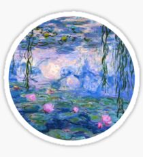 monet painting xs Sticker
