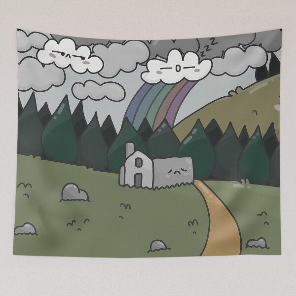Item preview, Moody Kawaii Landscape designed and sold by taniasofia.